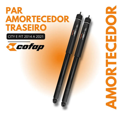 Par Amortecedor Traseira City 2023 A 2025 Cofap