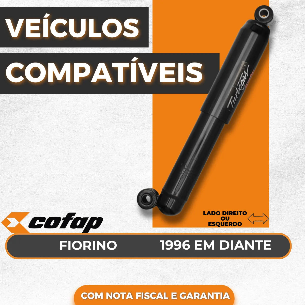 Amortecedor Traseiro Cofap Fiat Fiorino 1996 Em Diante