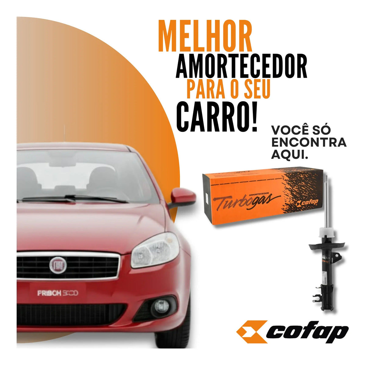 Amortecedor Dianteiro Direito Palio 12 - 17 Cofap Gp32868