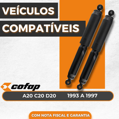Par Amortecedor Traseiro D20 1993 1994 1995 1996 1997 Cofap