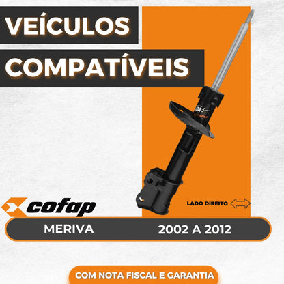Amortecedor Diant Direito Meriva 02/12 Gp30381 Cofap