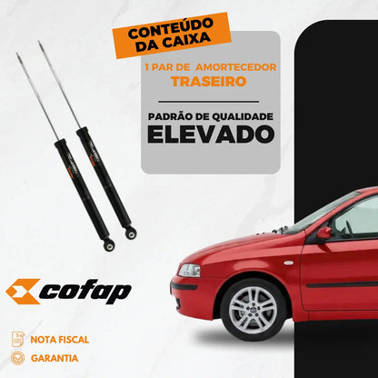 Par Amortecedor Traseiro Fiat Stilo 1.8 2002 A 09 2010 Cofap