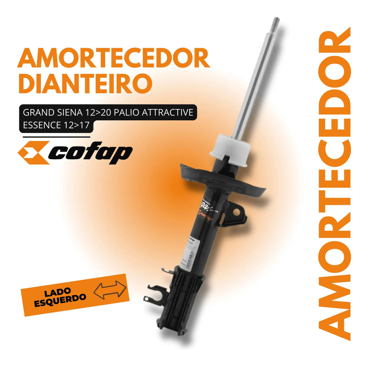 Amortecedor Dianteiro Esquerdo Palio 12 - 17 Cofap Gp32867