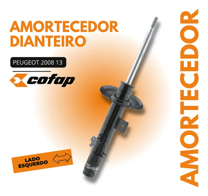 Amortecedor Turbogas Dt. Esquerdo Peugeot 2008 2003/.. Cofap