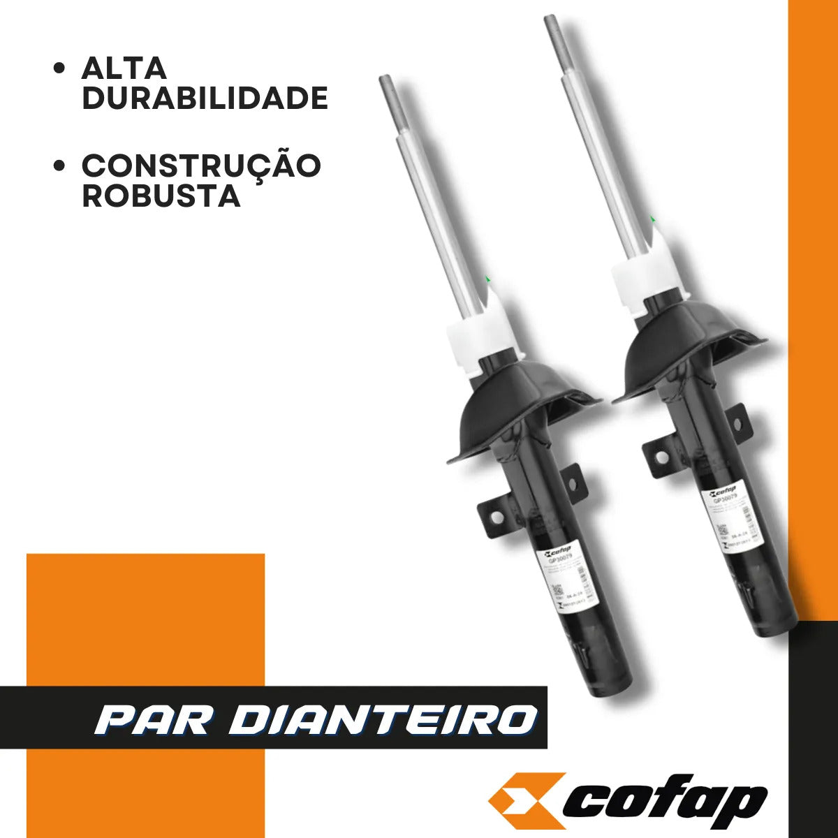 Par Amortecedor Dianteiro Ford Ka 1997 A 2007 Cofap
