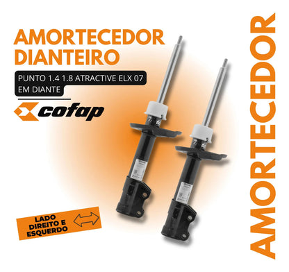 Par Amortecedor Dianteiro Punto 2007+ Cofap Gp32643 Gp32644
