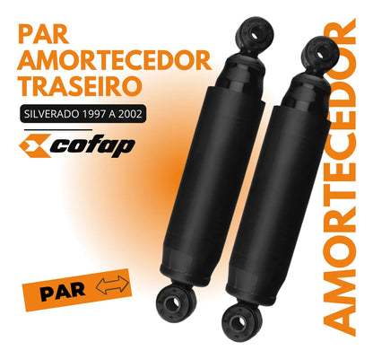Par Amortecedor Traseiro Silverado 1997 2000 Original Cofap