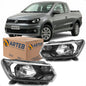 Farol Másc Negra Gol Voyage G7 Saveiro G7 17 A 22 Orig Arteb