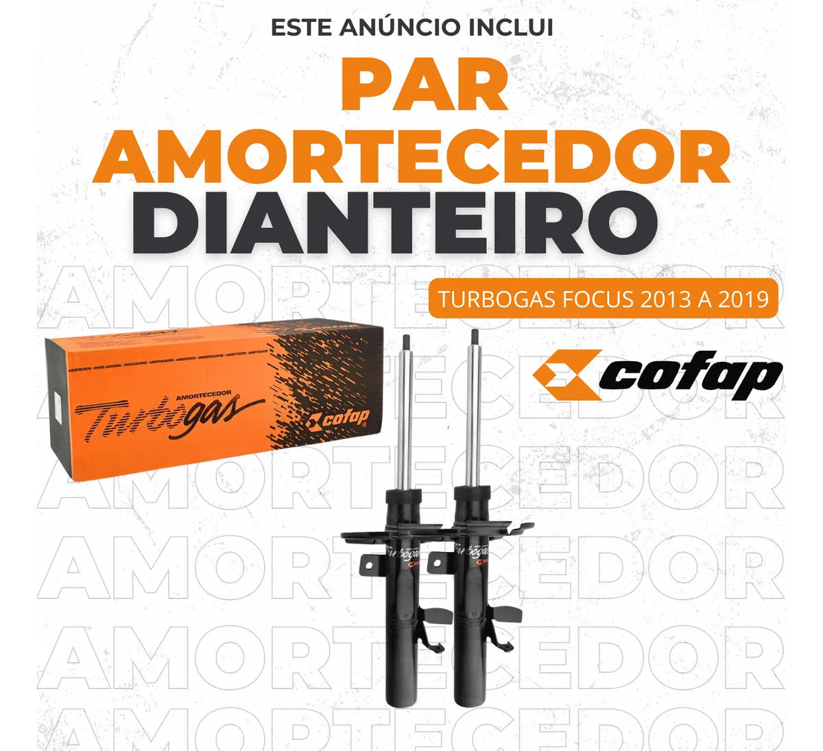 Par Amortecedor Dianteiro Focus 2012 A 2019 - Cofap