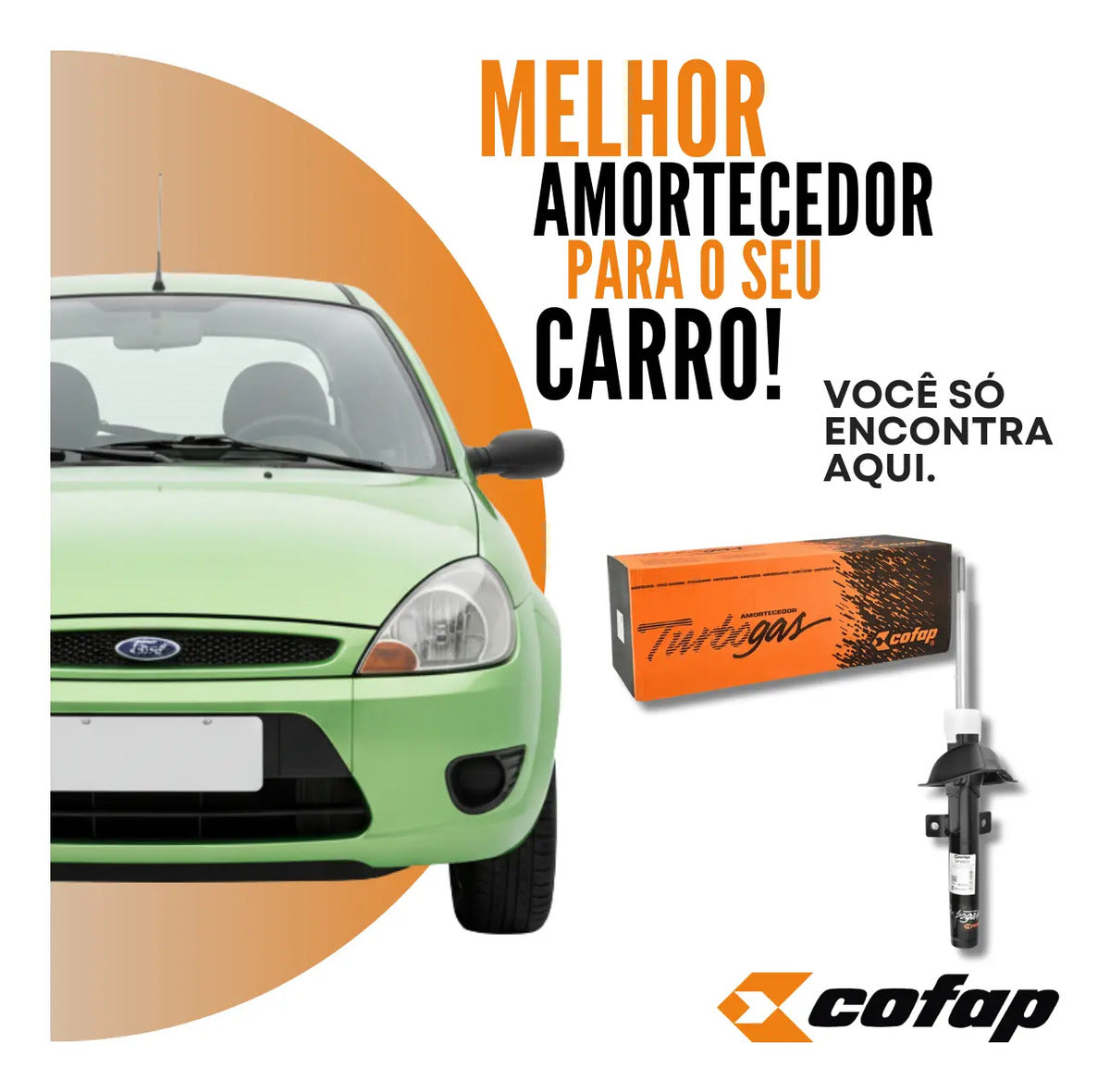 Amortecedor Dianteiro Ford Ka 1997 A 2007 Cofap
