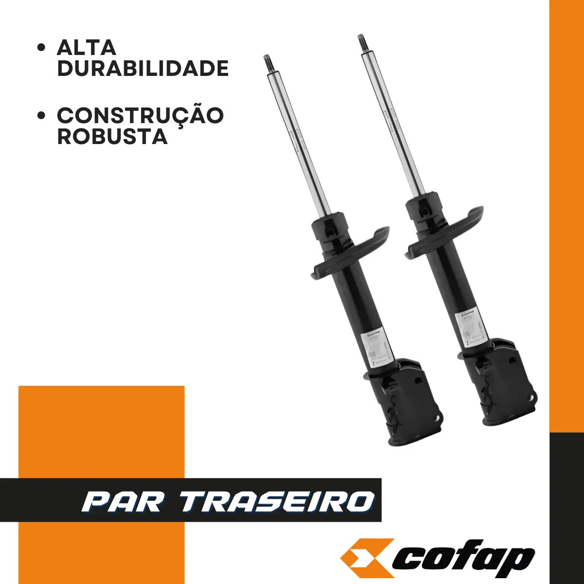 Par Amortecedor Traseiro Jeep Compass Trailhawk 2.0 Cofap