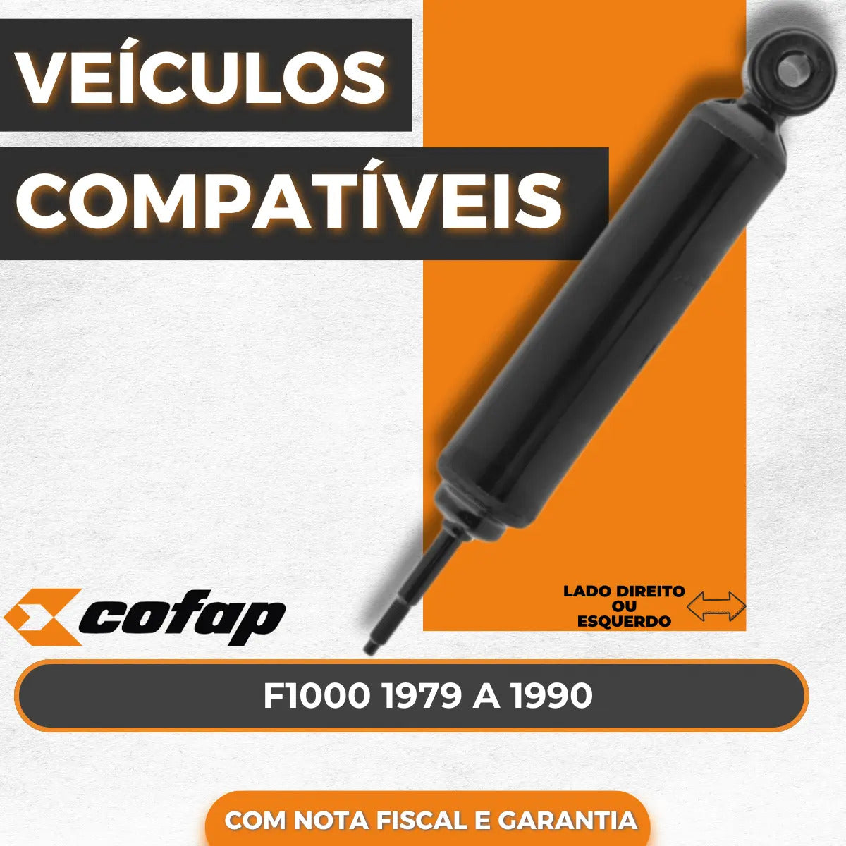 Amortecedor Dianteiro F1000 79 80 81 82 83 84 85 Cofap