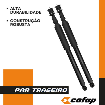Par Amortecedor Traseiro Kwid 1.0 12v Novo Cofap Original