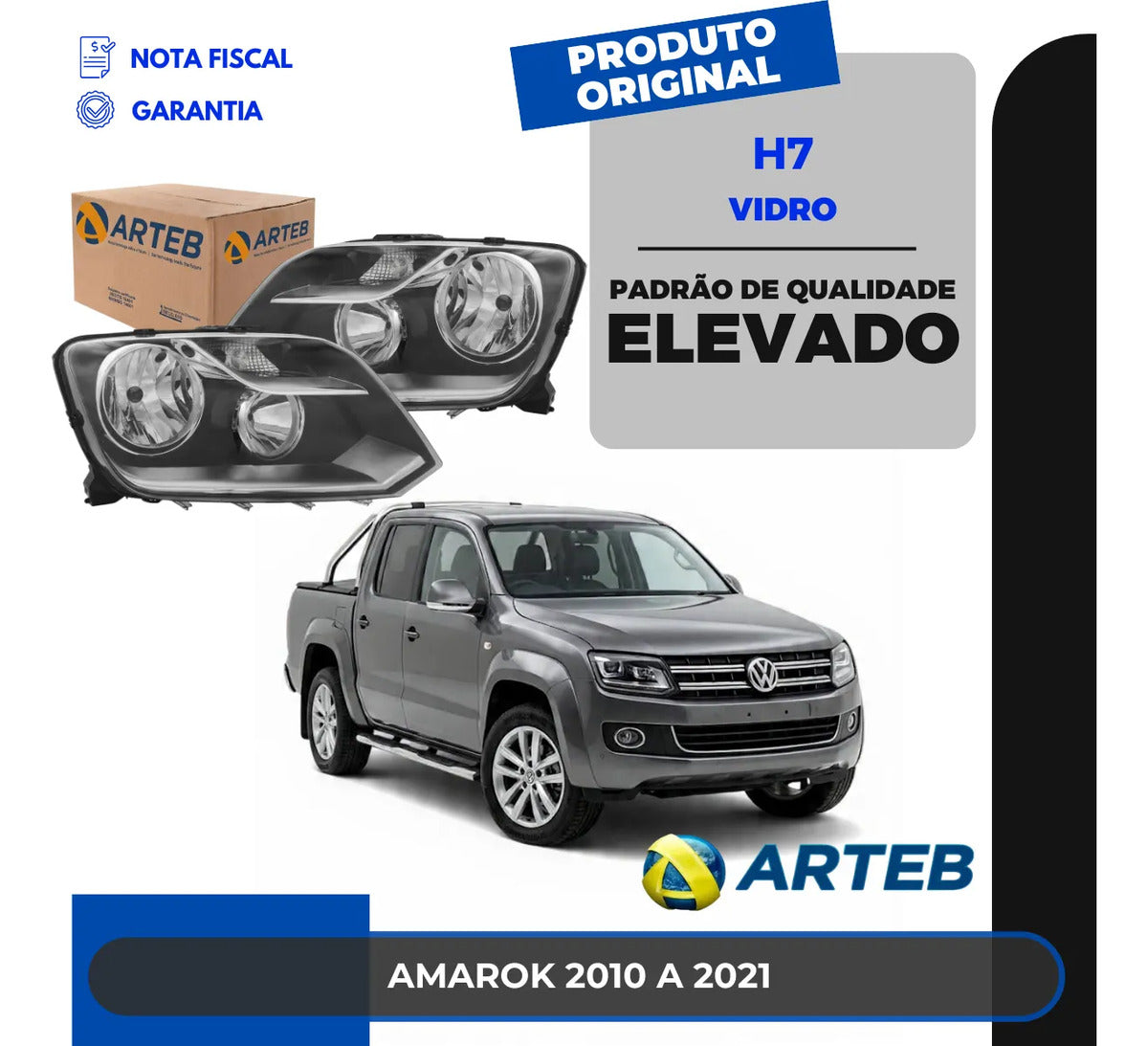 Farol Amarok 2010 11 12 13 14 15 2016 Regulagem Manual Arteb