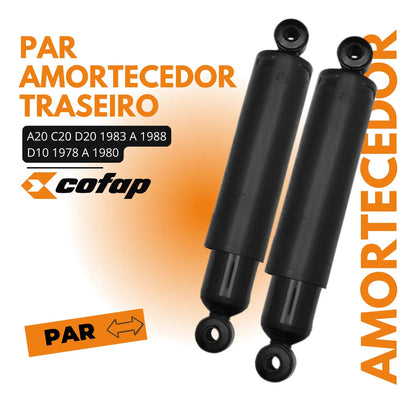 Par Amortecedor Traseiro A10 C10 D10 A20 C20 D20 Cofap