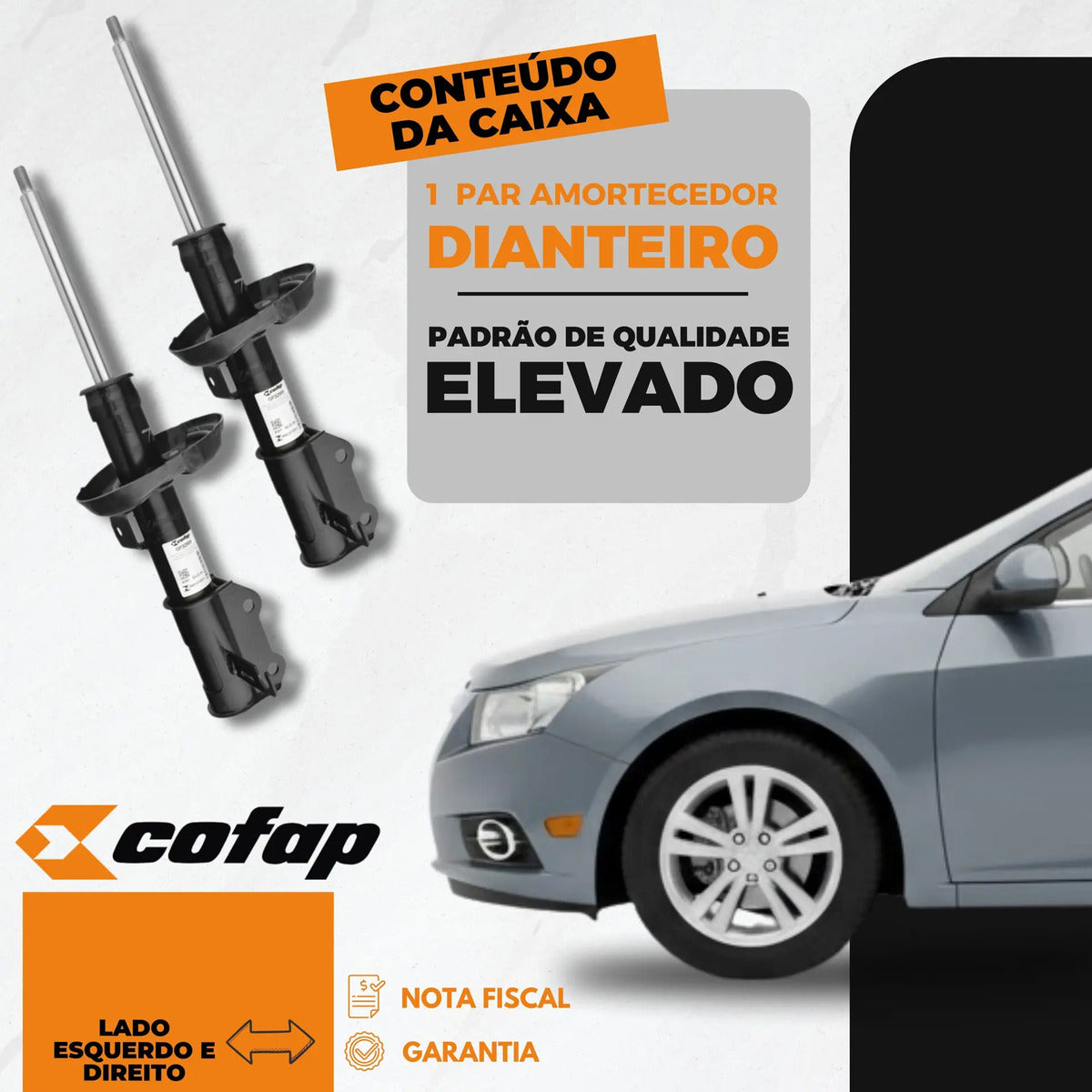 Amortecedor Dianteiro Cruze 11-16 Cofap Gp32959 Gp32960