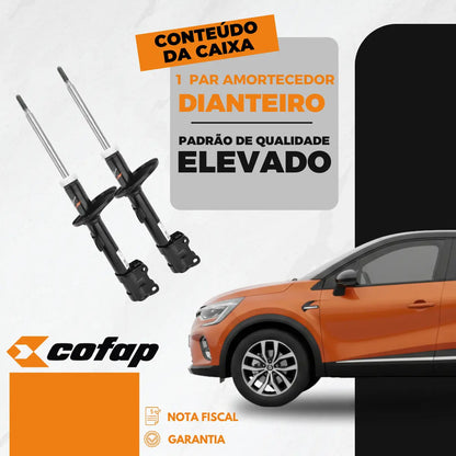 Par Amortecedor Dianteiro Captur 2017 Em Diante - Cofap