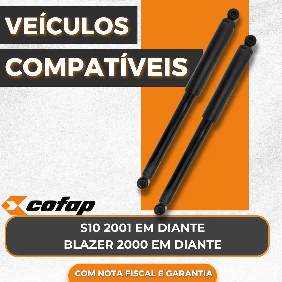 Par Amortecedor Transversal Blazer 200 Em Diante Cofap
