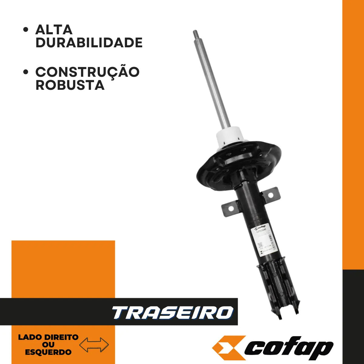 Amortecedor Traseiro Oroch 2015 16 17 18 Em Diante - Cofap