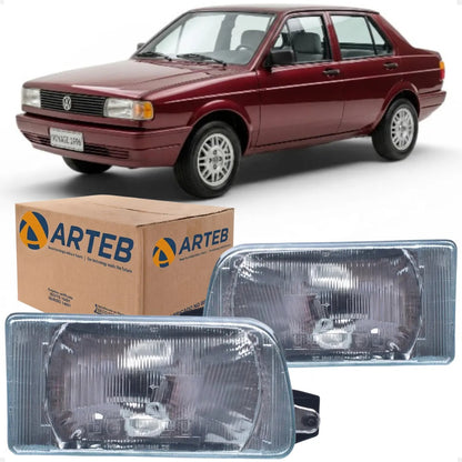 Farol Vw Gol Saveiro Voyage G1 1991 1992 93 94/... Arteb
