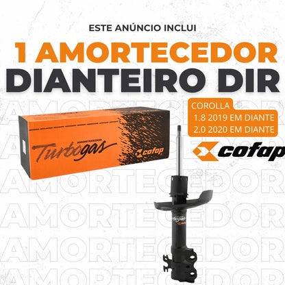 Amortecedor Dianteiro Direito - Cofap - Gp33412