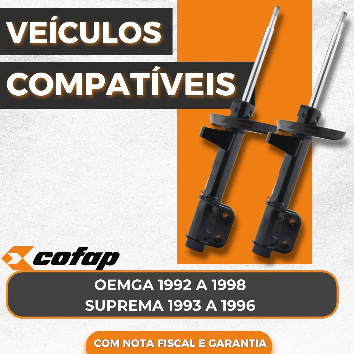Par Amortecedor Dianteiro  Suprema 3.0 4.1 Ate 1996 Cofap