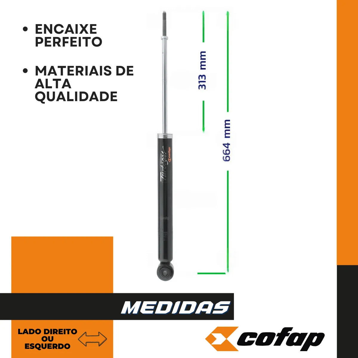 Amortecedor Traseiro Toyota Etios 2012 A 2021 Cofap