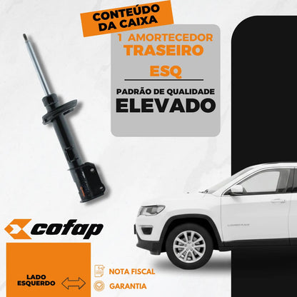 Amortecedor Traseiro Esquerdo Compass 4x2 2017 Diante Cofap