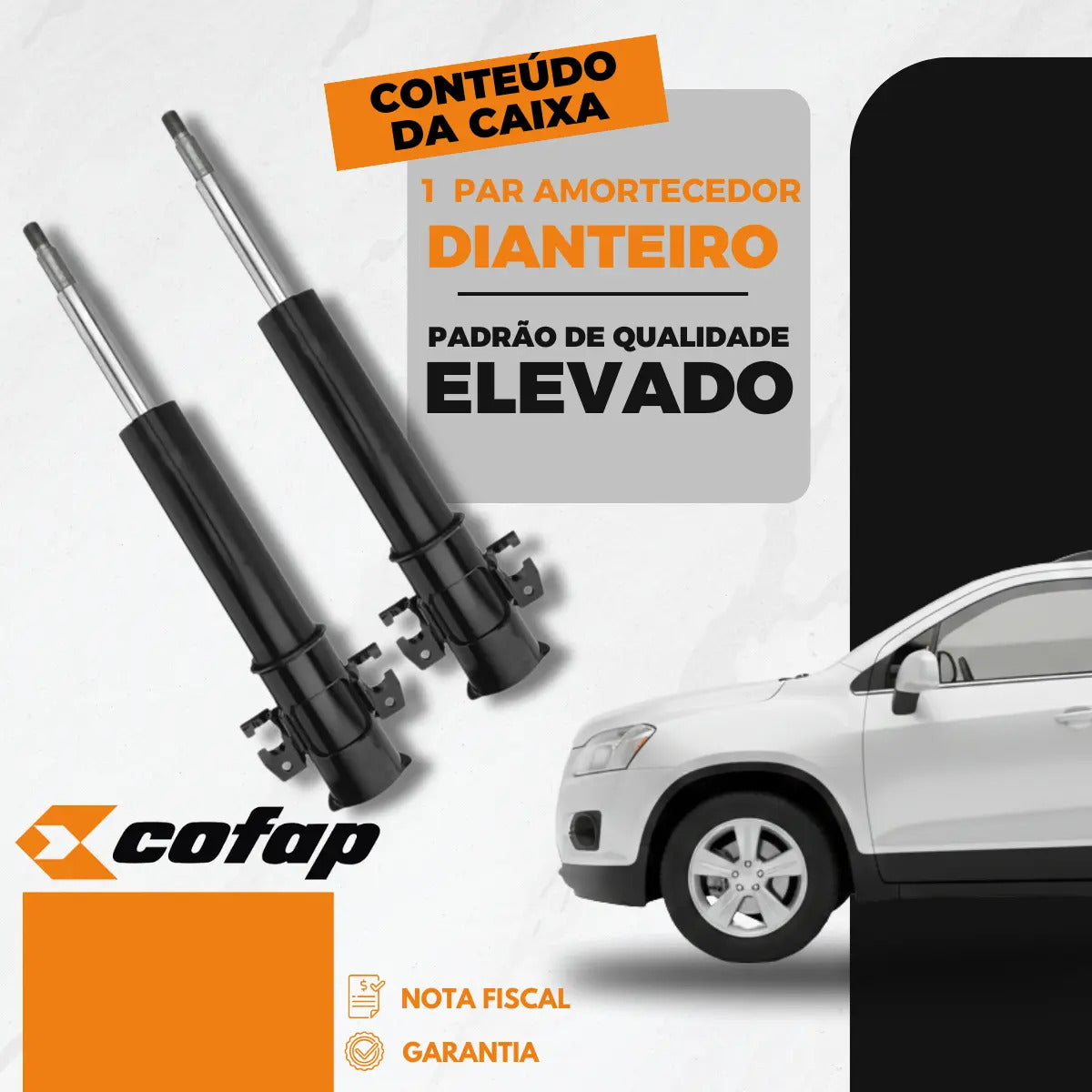 Par Amortecedor Dianteiro Tracker 2001 À 2011 Mp35986m Cofap