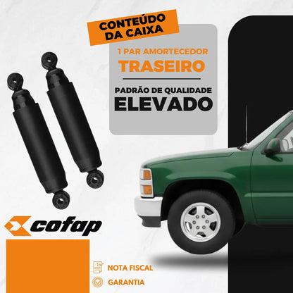 Par Amortecedor Traseiro Silverado 1997 2000 Original Cofap