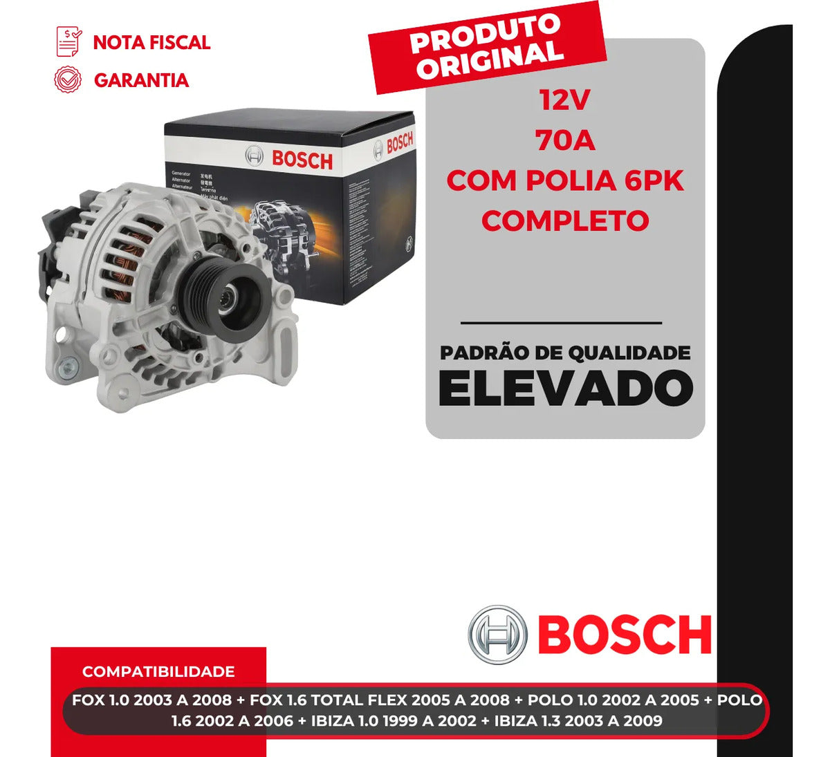 Alternador Bosch 1986a00773