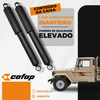 Par Amortecedor Dianteiro Bandeirante 1970 A 1994 Cofap