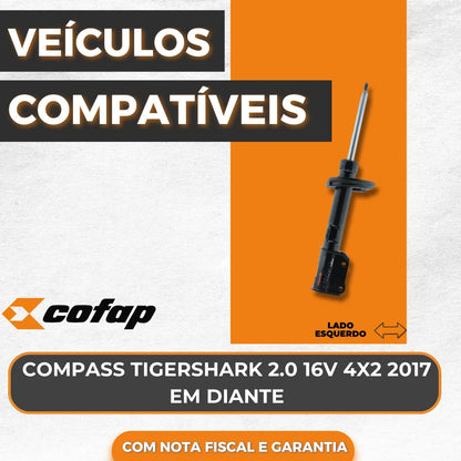 Amortecedor Traseiro Esquerdo Compass 4x2 2017 Diante Cofap
