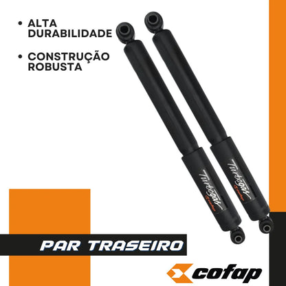 Par Amortecedor Traseiro Citroen C3 2003 A 2012 Origin Cofap