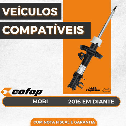 Amortecedor Dianteiro Esquerdo Mobi 16/.. Cofap