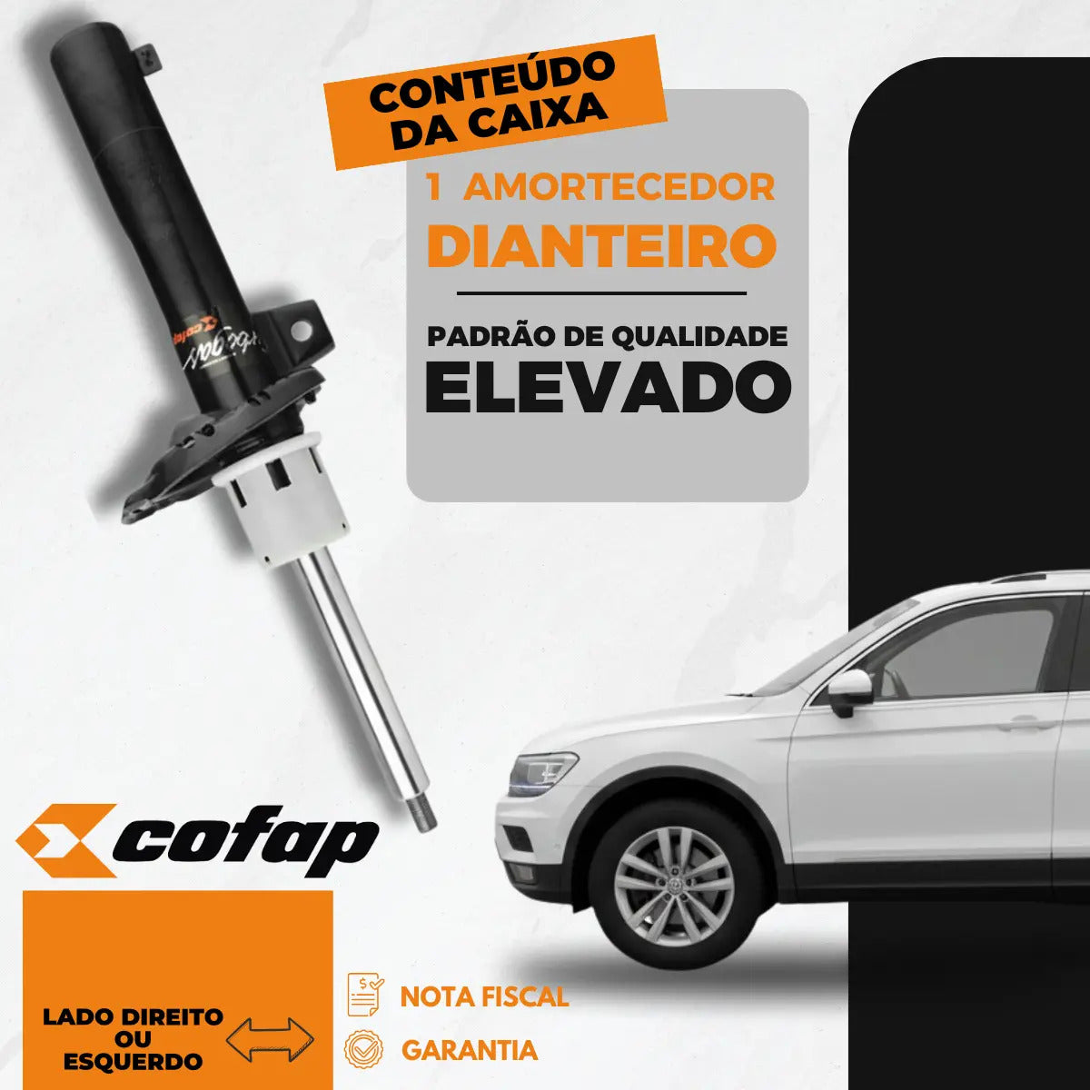 Amortecedor Dianteiro Cofap Tiguan 2018 A 2021