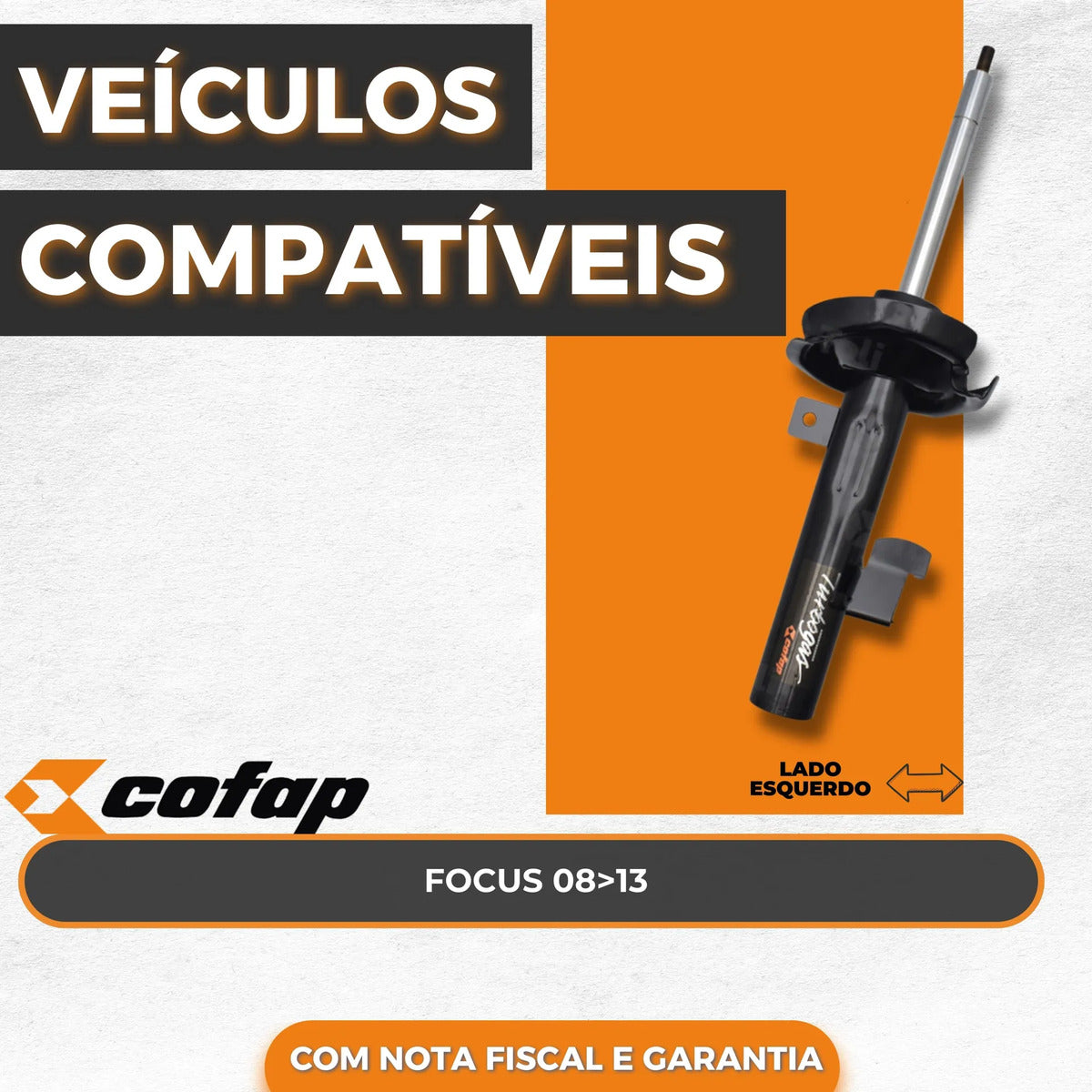 Amortecedor Dianteiro Esquerdo Focus 08/13 Cofap Gp33235