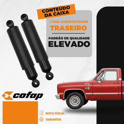 Par Amortecedor Traseiro Veraneio 1981 A 1988 Cofap 04201141