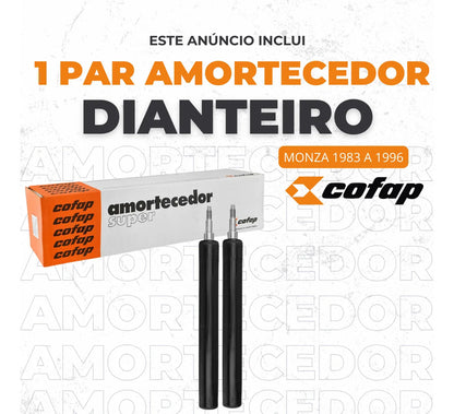 Par Amortecedor Dianteiro Monza 91 92 93 94 Original Cofap