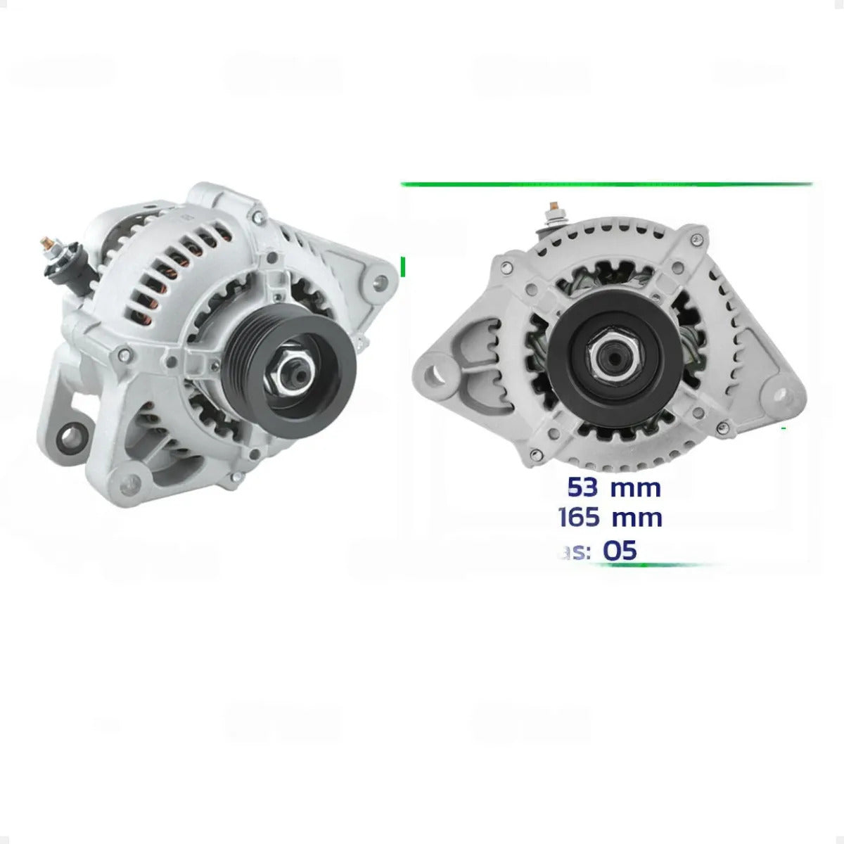 Alternador Corolla 1.6 1.8 1992 A 2001 12v70acom Polia 5pk