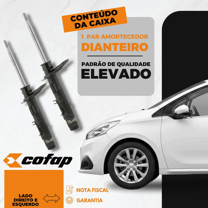 Par Amortecedor Dianteiro 208 2013 Automatico. - Cofap
