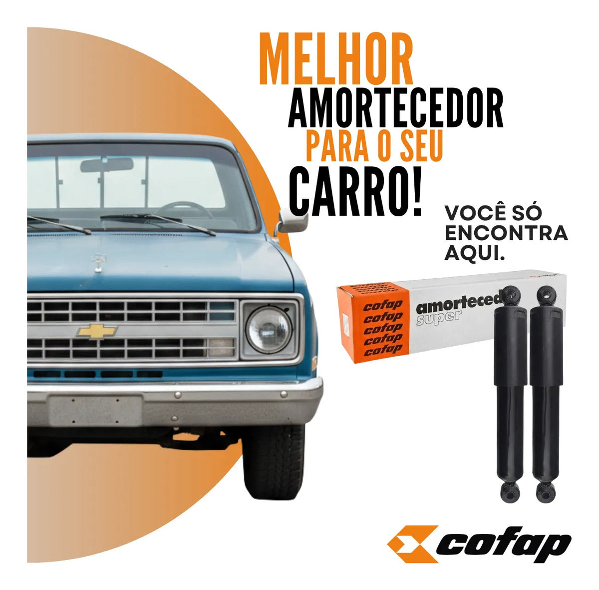 Par Amortecedor Dianteiro Gm D10 79 80 81 82 Original Cofap