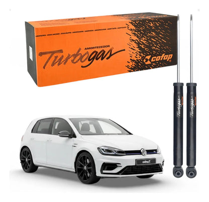 Par Amortecedor Traseiro Golf 1.0 Turbo 2016 A 2018 Cofap