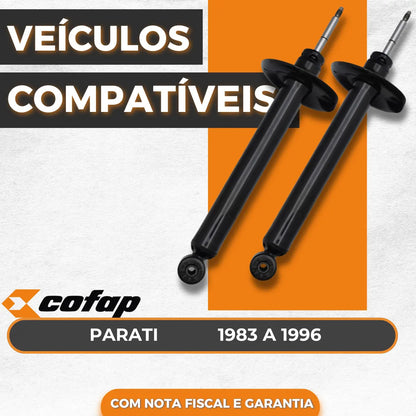 Par Amortecedor Traseiro Cofap Parati Quadrada 1984 A 1995