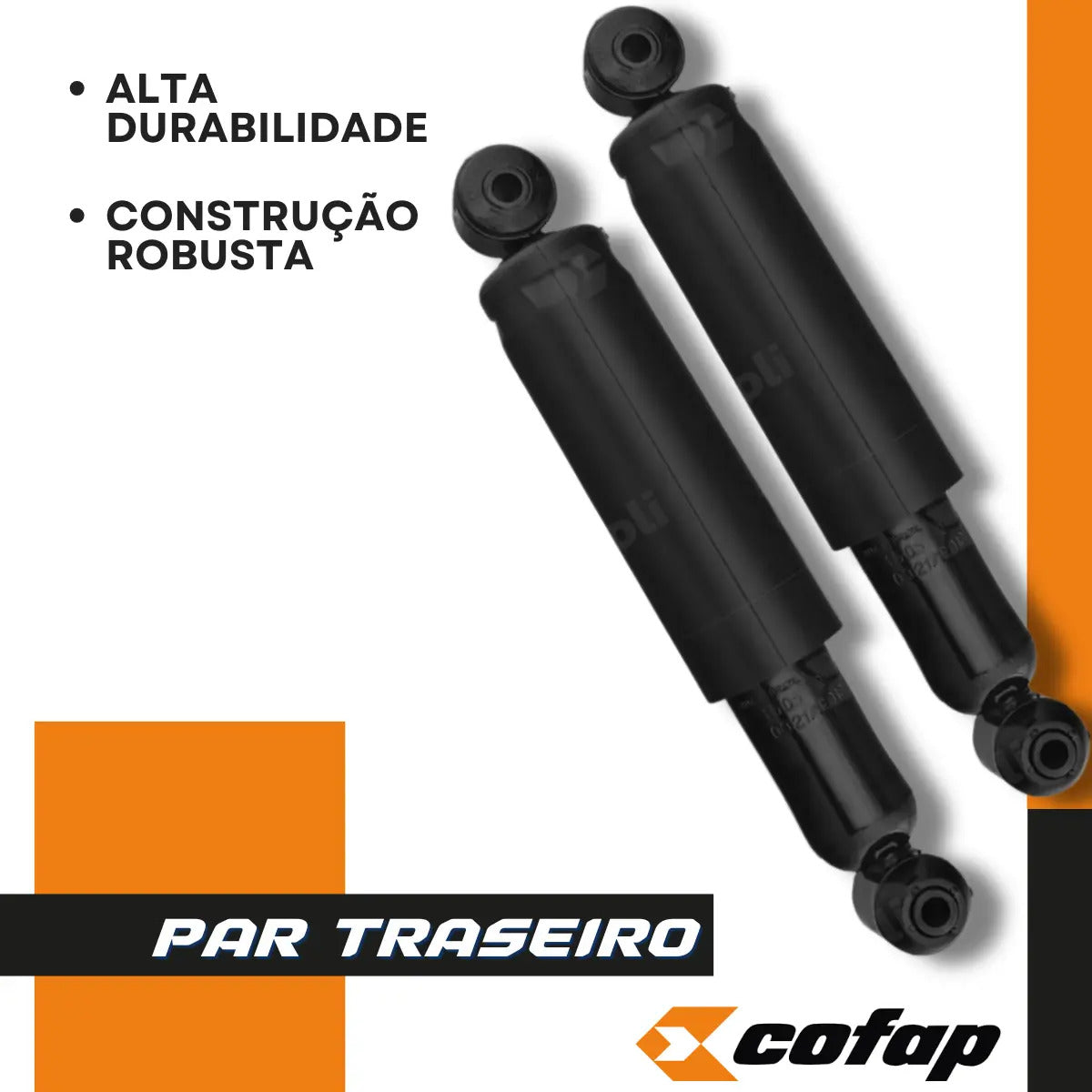 Par Amortecedor Traseiro Passat 1974 Até 1988 Original Cofap