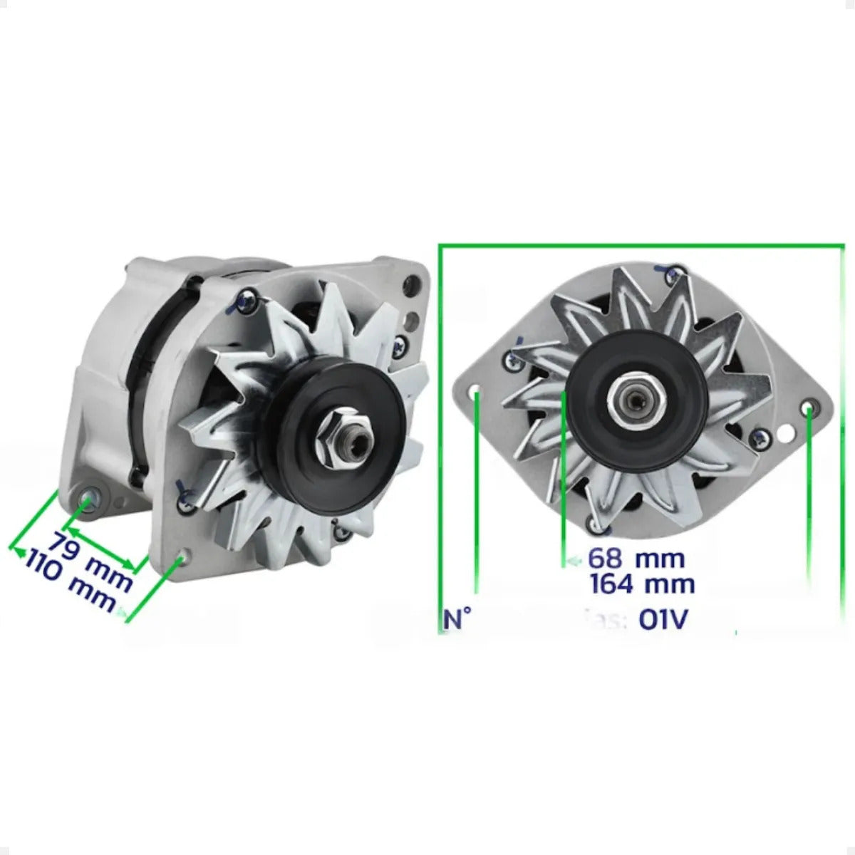 Alternador Monza Kadett Ipanema 1.8 2.0 S10 Blazer 2.2 12v