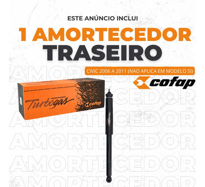 Amortecedor Traseiro Original Cofap New Civic 2008 2009