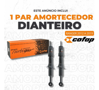 Par Amortecedor Dianteiro Ford Ranger 2012 A 2018 Cofap
