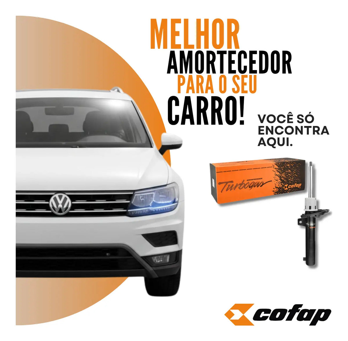 Amortecedor Dianteiro Cofap Tiguan 2018 A 2021