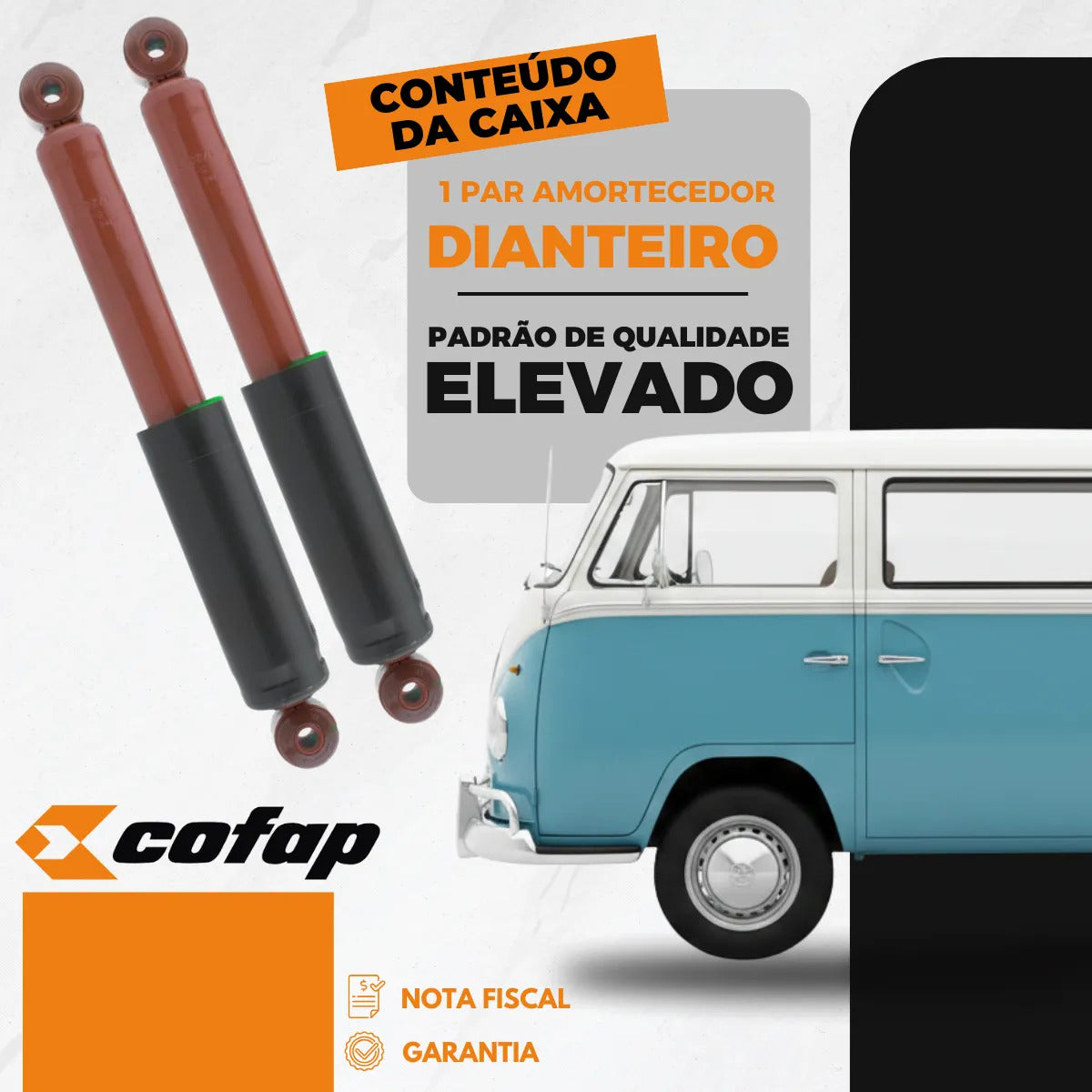 Par Amortecedor Dianteiro Kombi 1957 A 1977 - Cofap Sb27703
